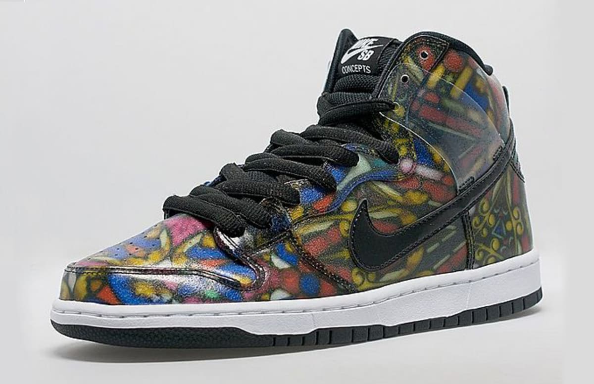 stained glass design sneakers stained glass design sneakers