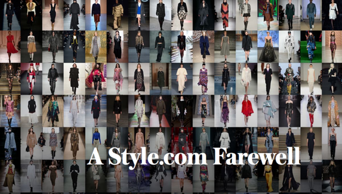 dress - Relaunch to Style.com as an e-commerce site video Looks - Relaunch to Style.com as an e-commerce site video