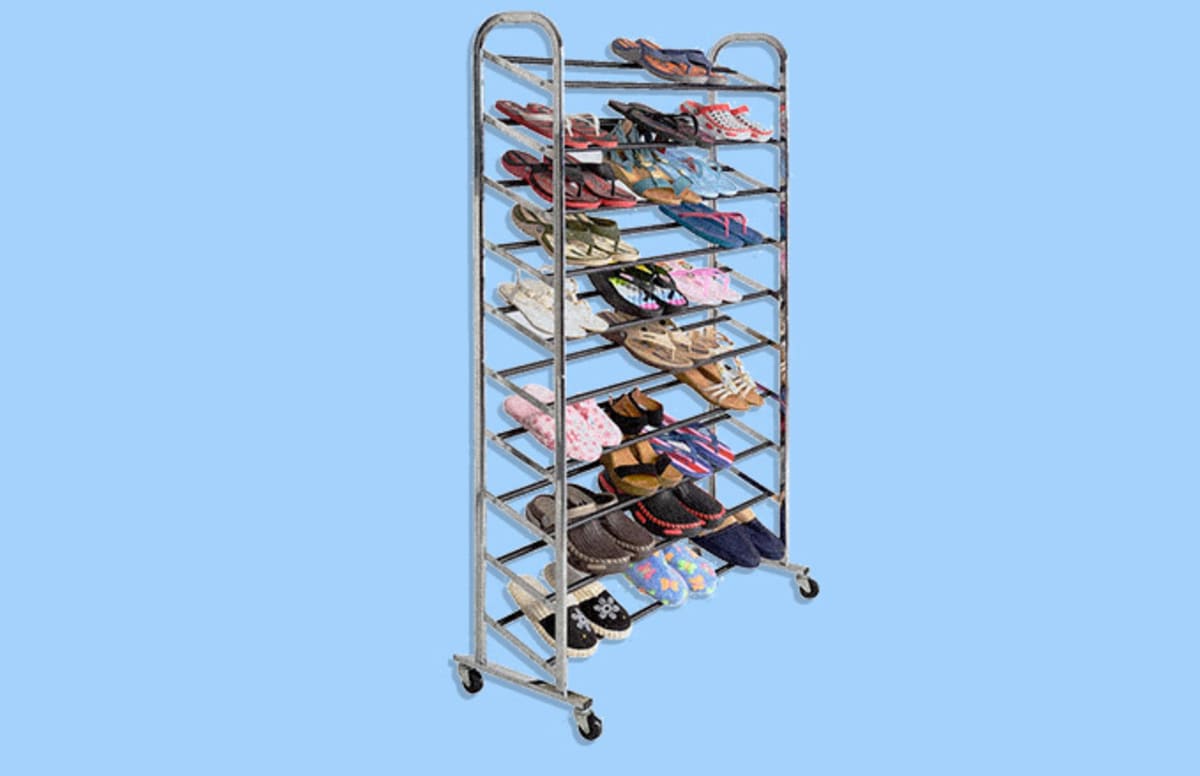 Husky Steel Shelving Unit EasytoBuild Sneaker Storage Shelves Complex
