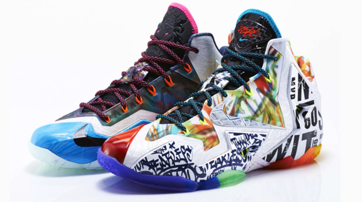 colorful lebron sneakers