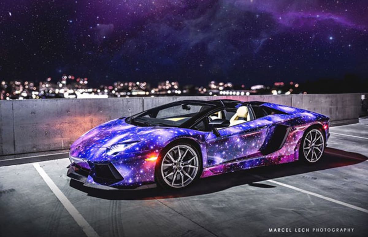 This Galaxy-Wrapped Lamborghini Will Leave You Craving More Than a