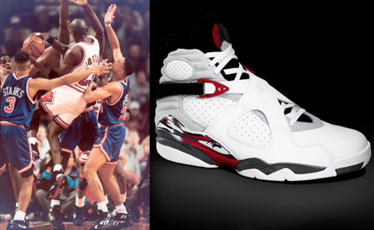 mj wearing jordan 8