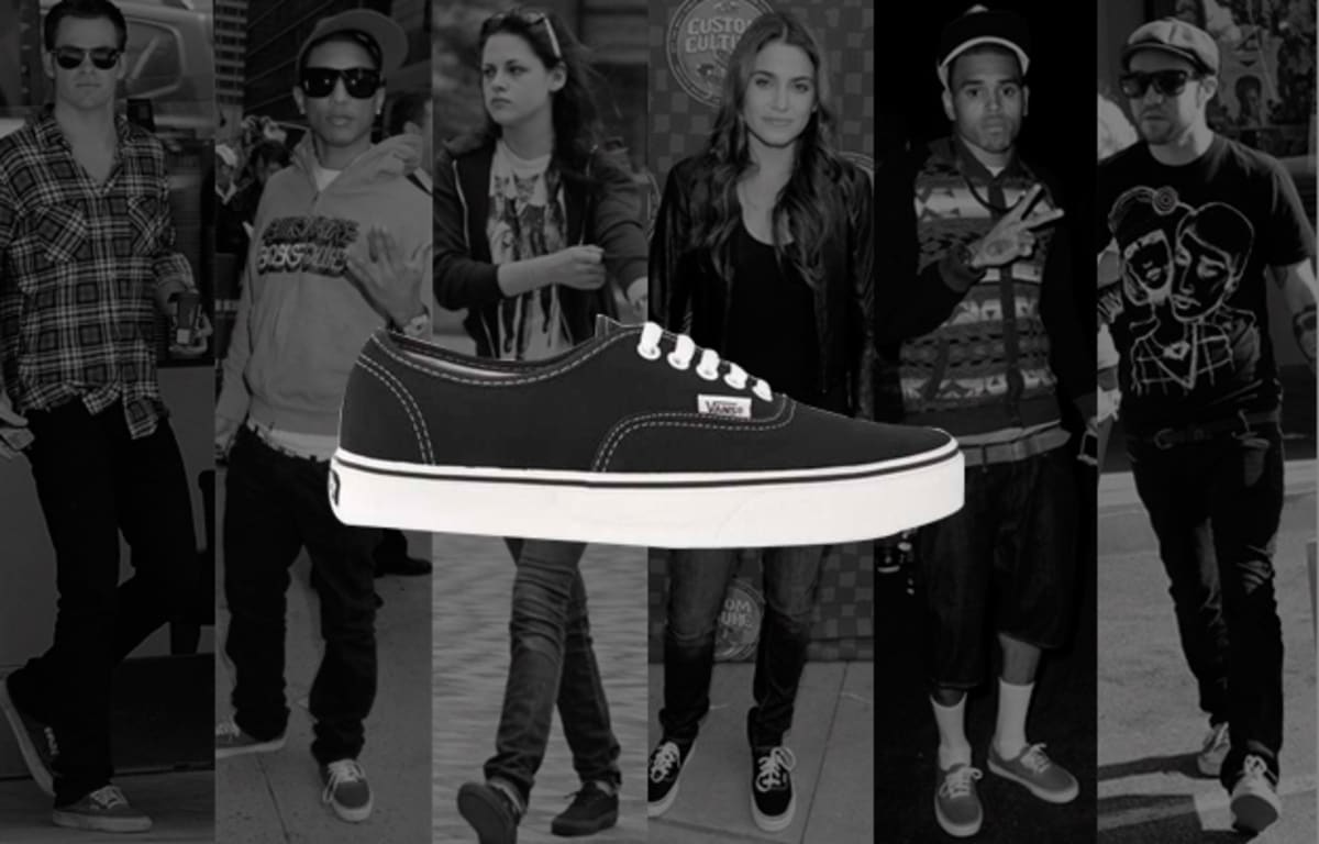 A History of Celebrities Wearing the Vans Authentic | Complex