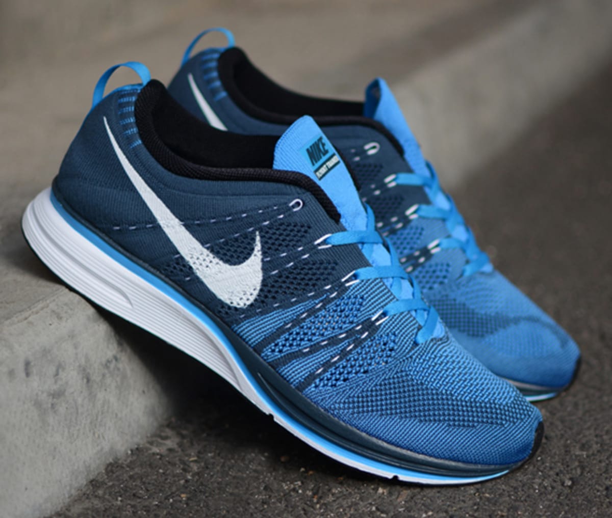 Nike Flyknit Trainer+ "Squadron Blue/Blue Glow" | Complex
