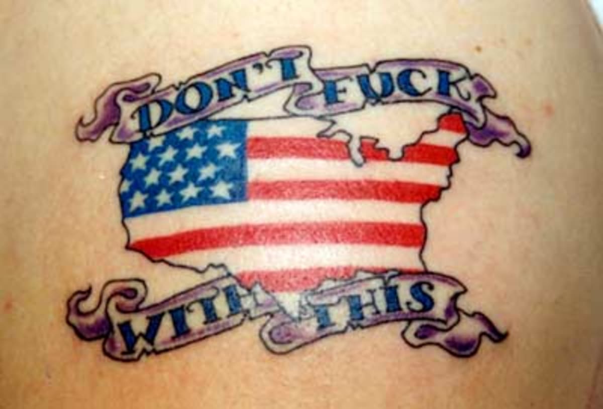 Patriotic Tattoos That Make America Seem Like The Scariest Place on Earth Complex
