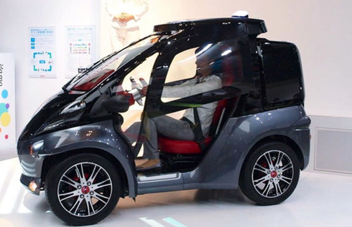 Toyota Unveils OneSeater Smart INSECT at Japanese Tech