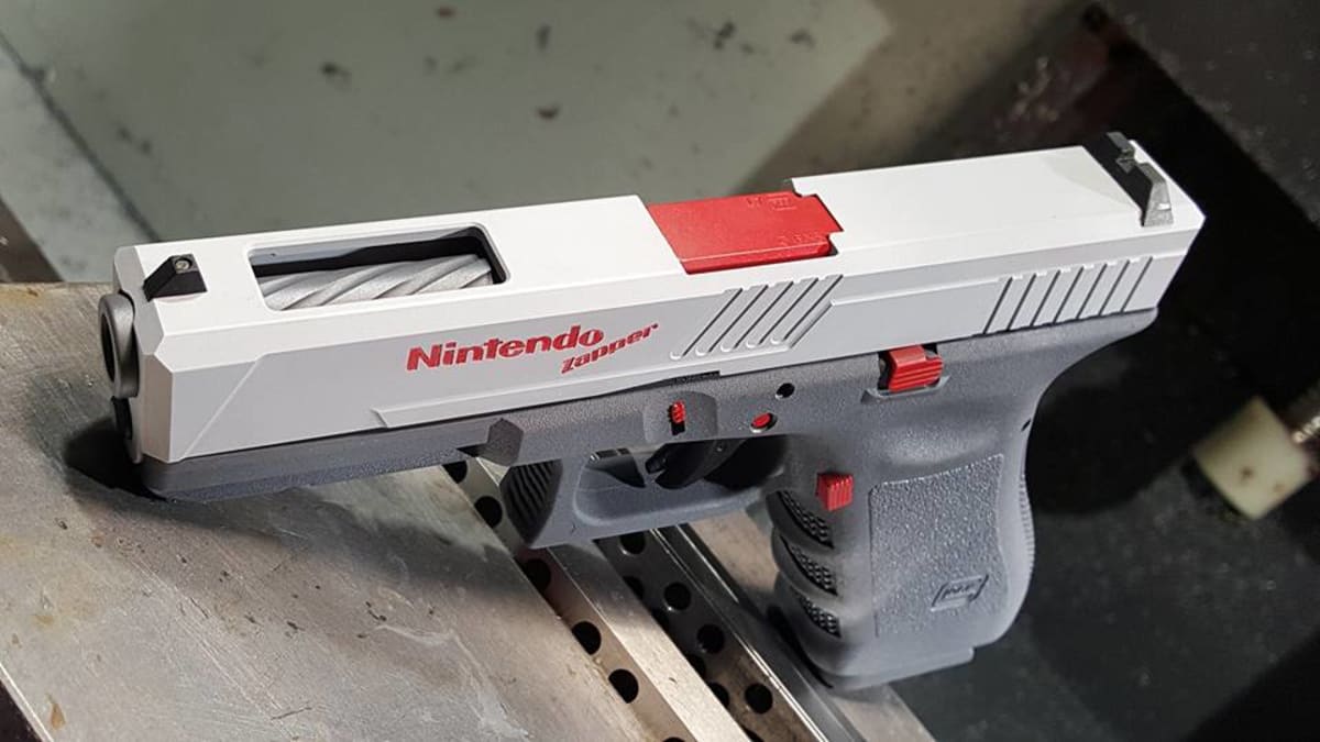 Somone Turned a Real Glock Into the Gun From Nintendo's 'Duck Hunt
