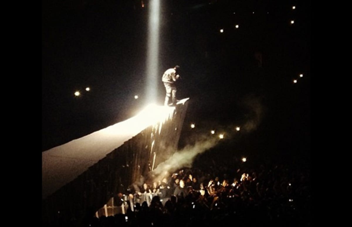 Live Review Kanye West as Yeezus Christ Superstar in Brooklyn Complex