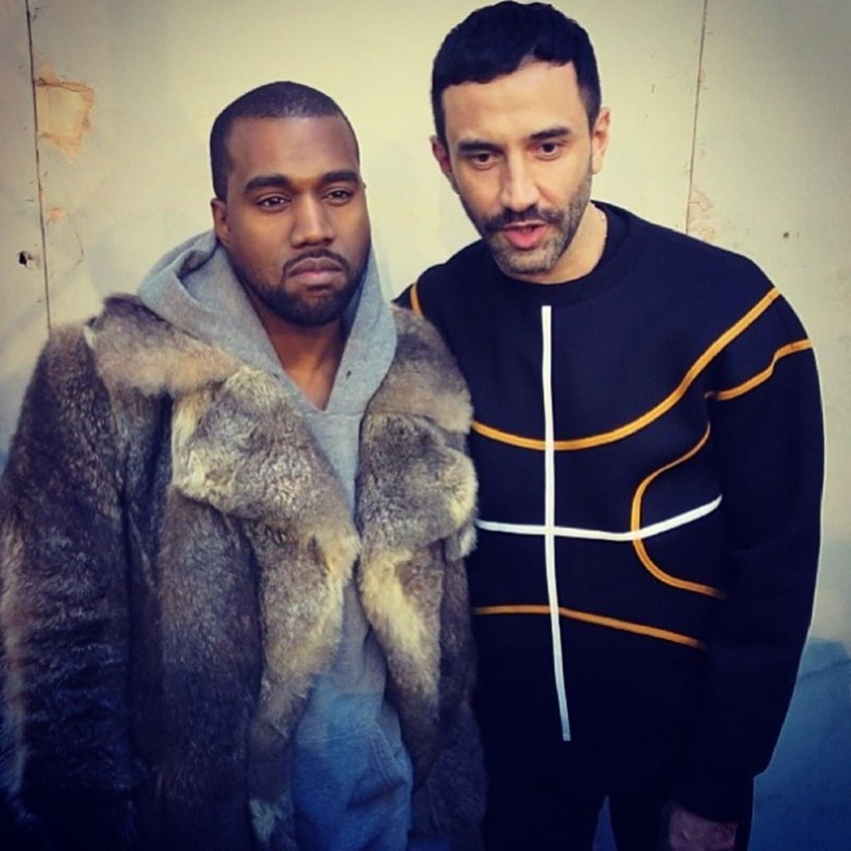 Kanye West Chilled With Riccardo Tisci at Givenchy's Paris Fashion Week ...