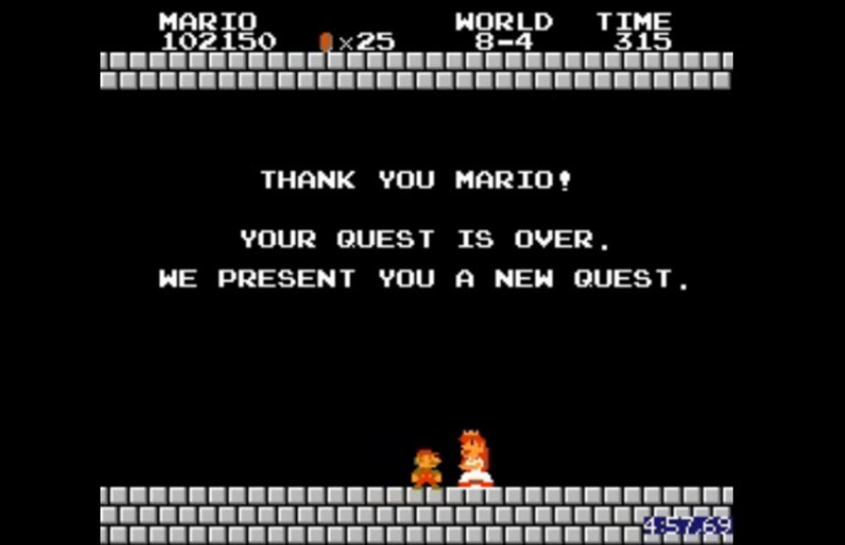 Classic Super Mario Bros Crushed In Under Five Minutes Video