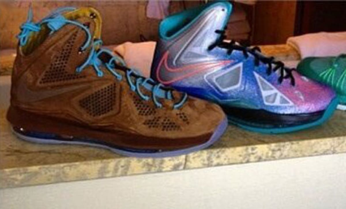 lebron shoes brown