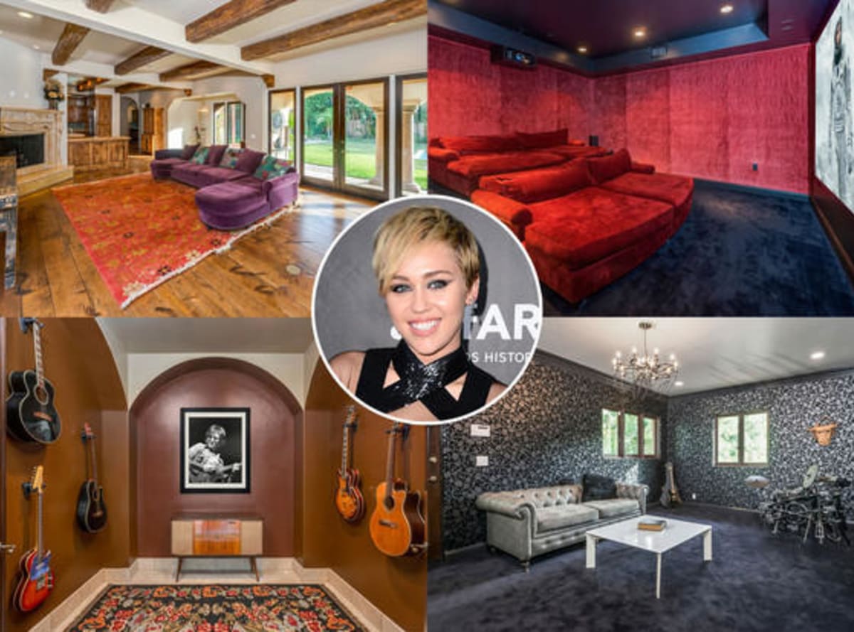 A Look Inside Miley Cyrus' LA Home That's on the Market for 5.9