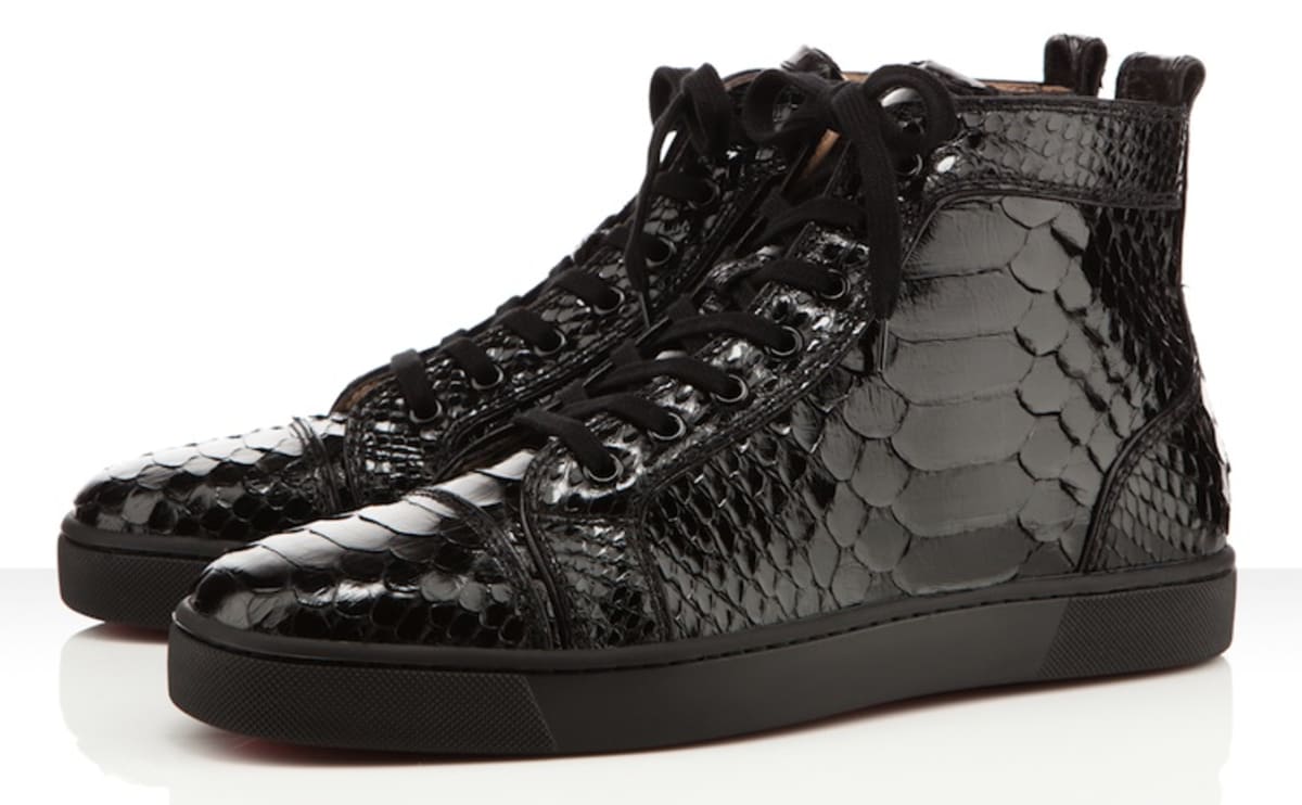 louboutin crystal sneakers
