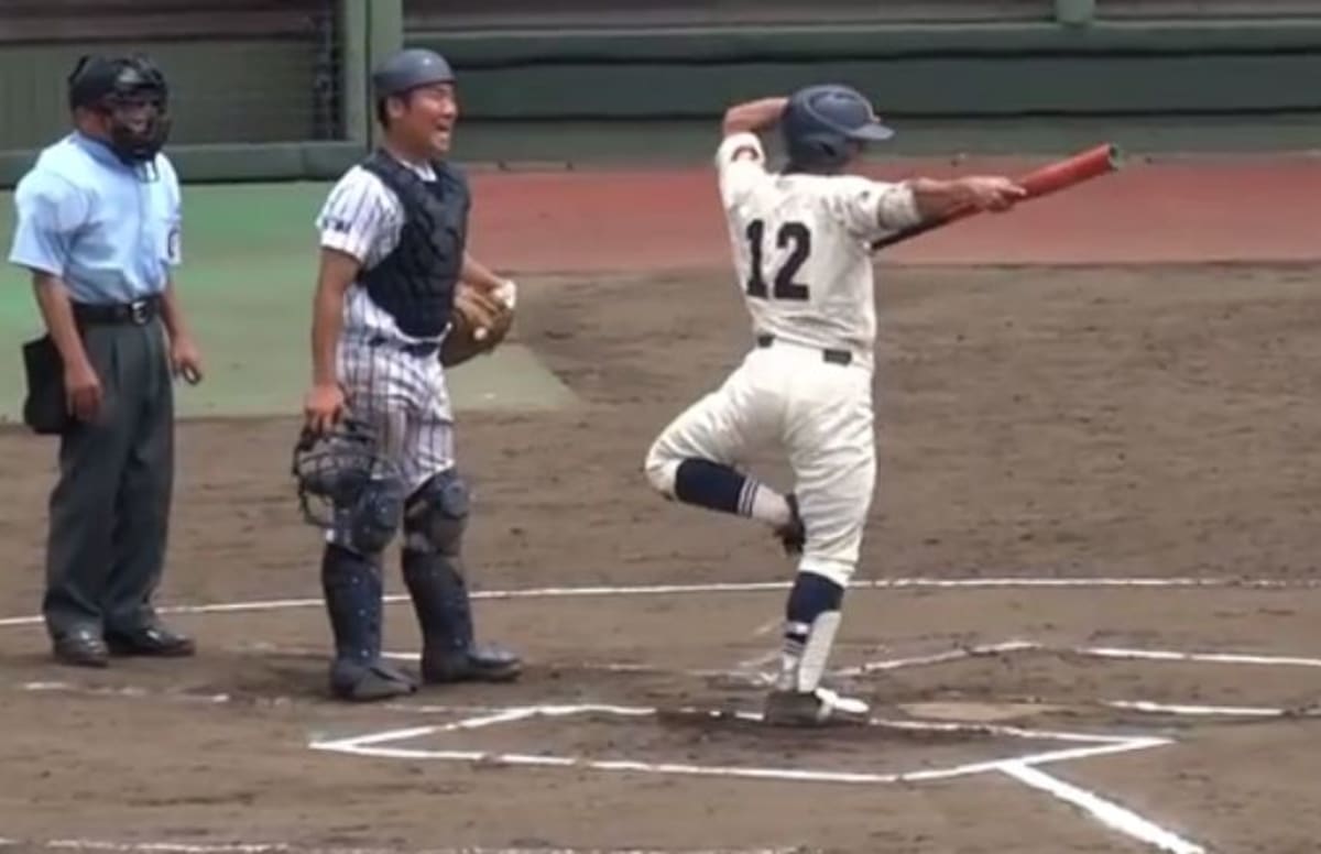 This Japanese Baseball Player Has Way Too Much Going On During His Pre