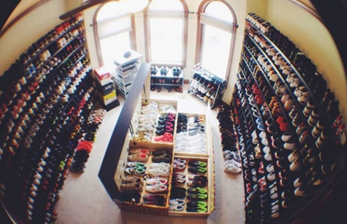 JR Smith's Sneaker Closet Complex