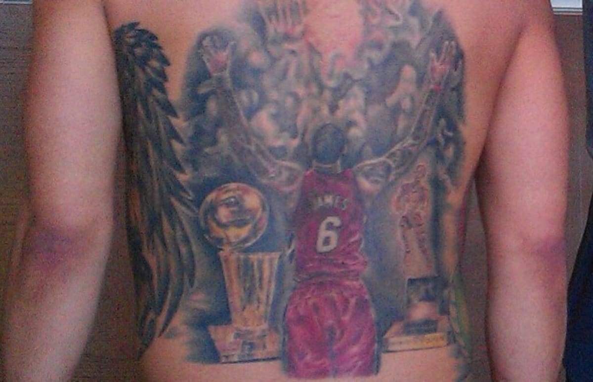 LeBron James' Biggest Fan Tells Us Why He Has an LBJ Tattoo on His Back