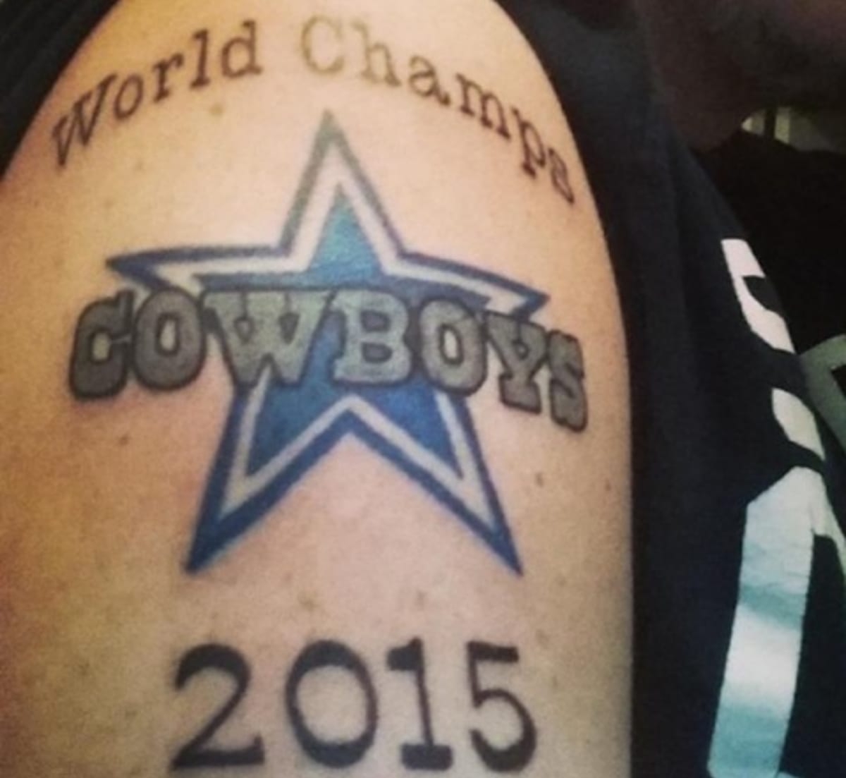 cowboys fan doesn u0027t regret getting cowboys fan doesn u0027t regret getting