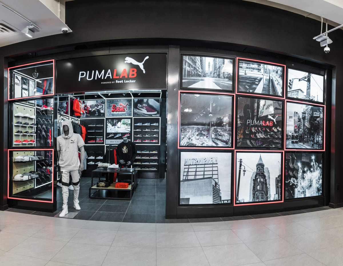 Puma has opened Canada’s first Puma Lab, powered by Foot Locker store