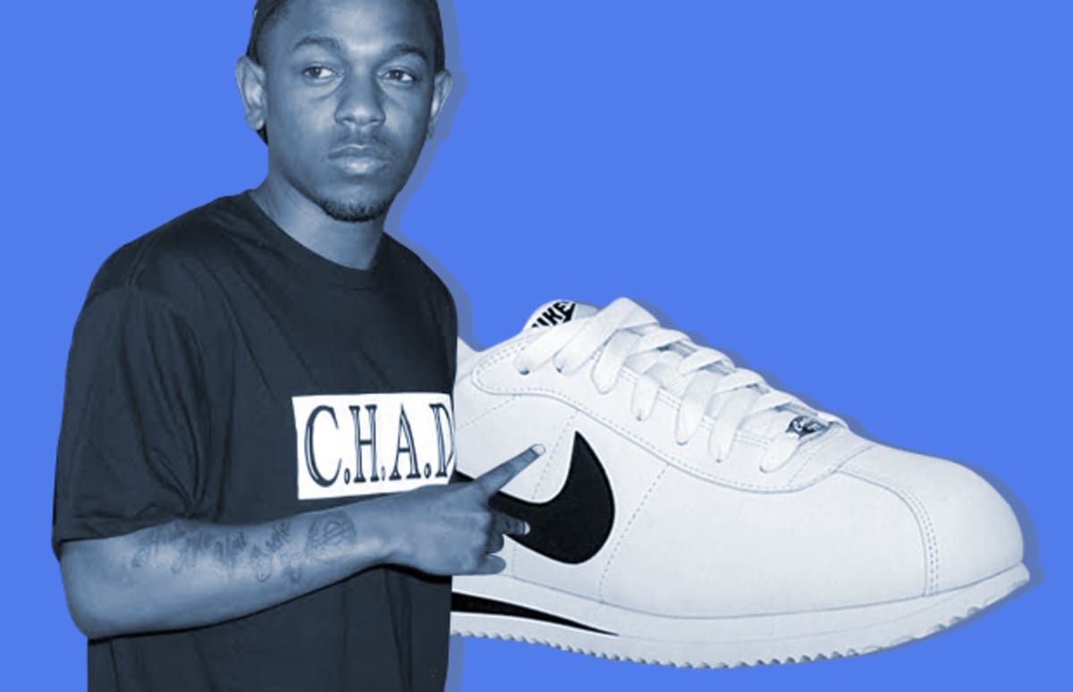 nike cortez wearing