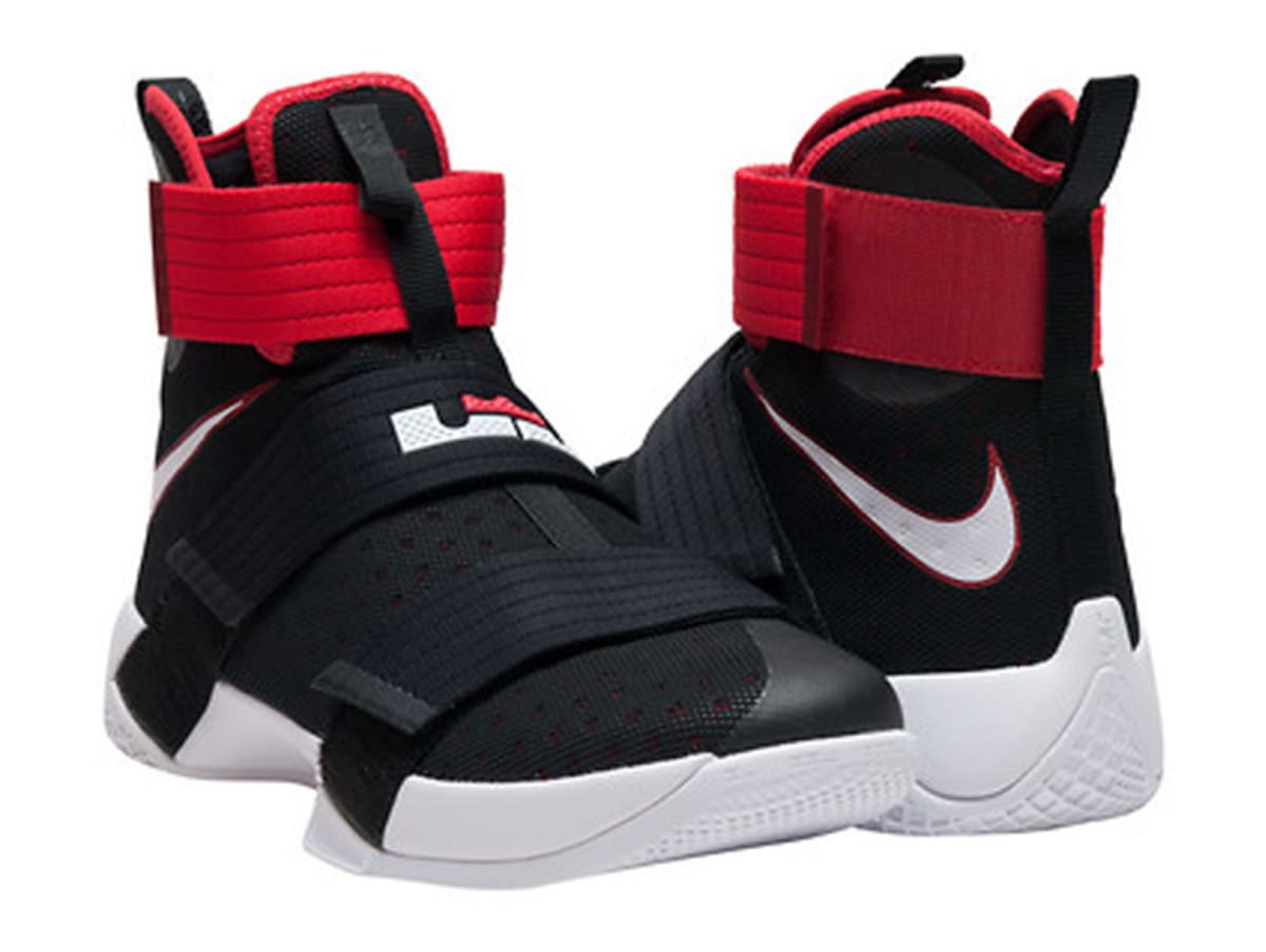 Nike LeBron Soldier 10 Black White Red | Complex