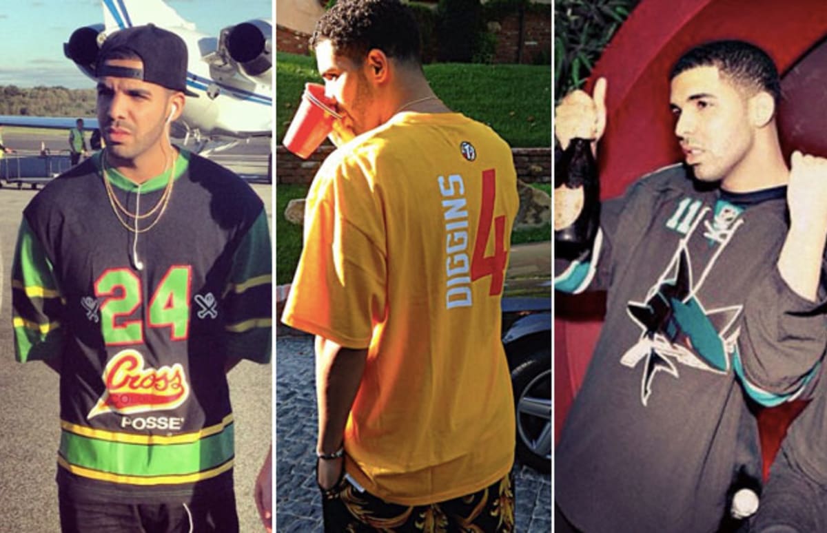 Man I Love My Team A Brief History of Drake Wearing Sports Jerseys