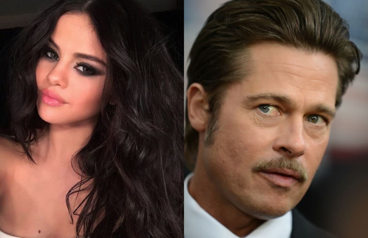Best Rumor of 2016: Brad Pitt Cheated on Angelina Jolie With Selena Gomez | Complex1200 x 776