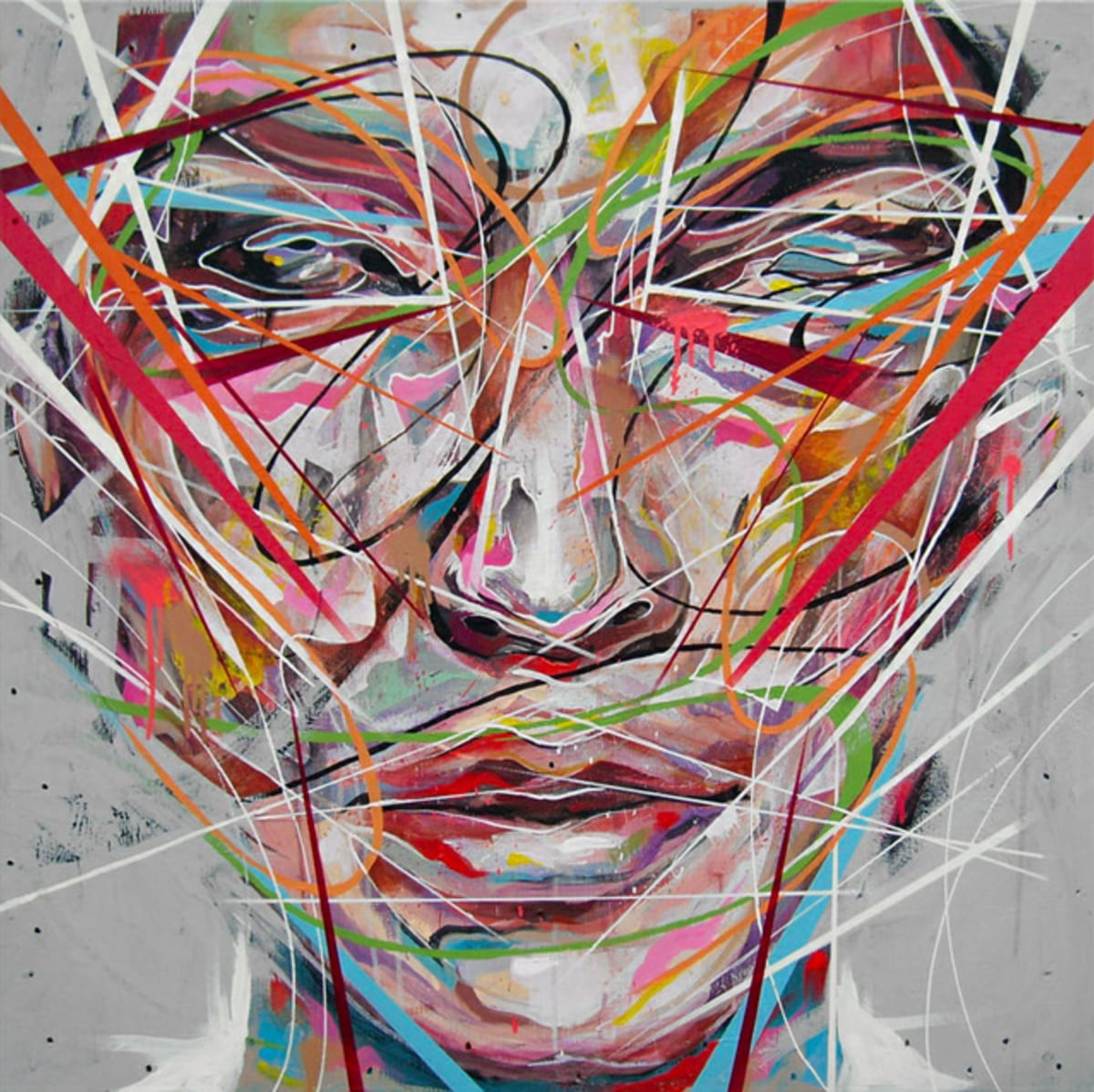 Explosive Abstract  Paintings  by Danny O Conner Complex