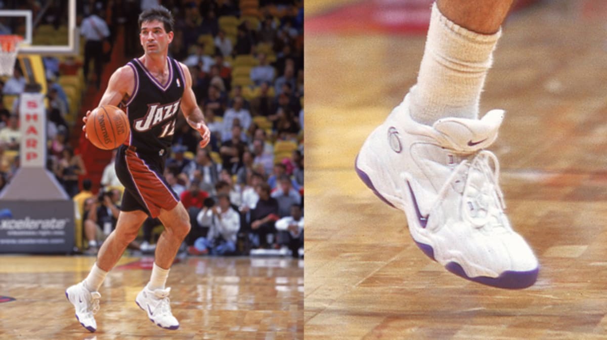 Today in NBA Sneaker History John Stockton Reaches 14K Assists in the