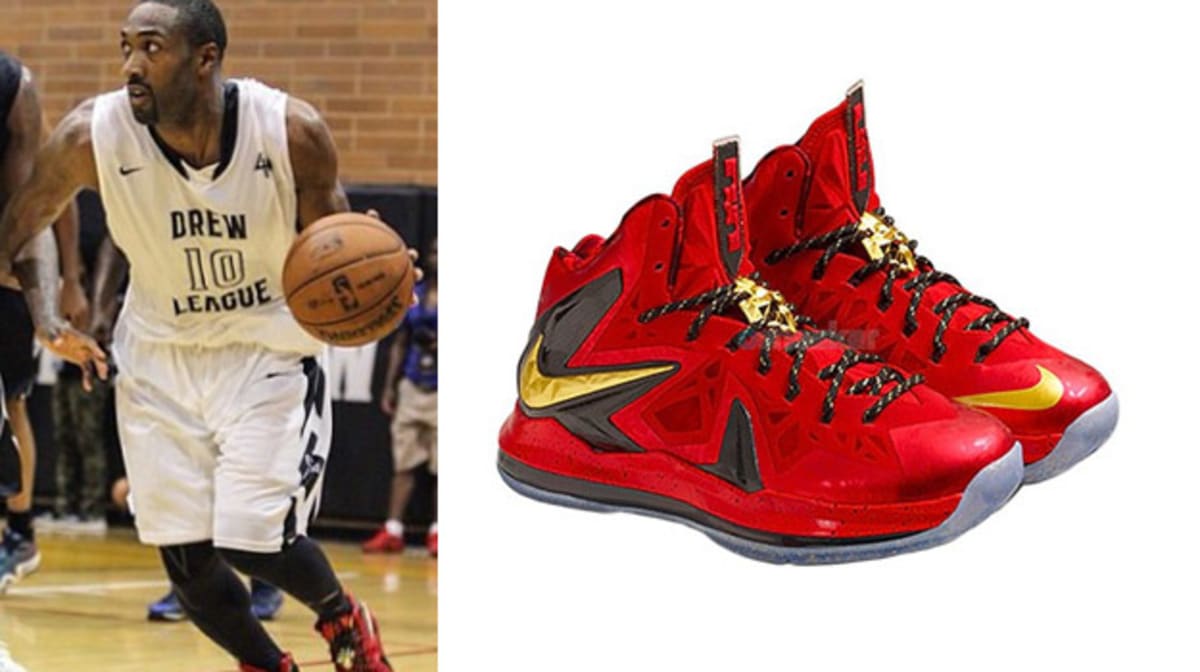 Gilbert Arenas Hits Drew League Playoffs in the Nike LeBron X ...