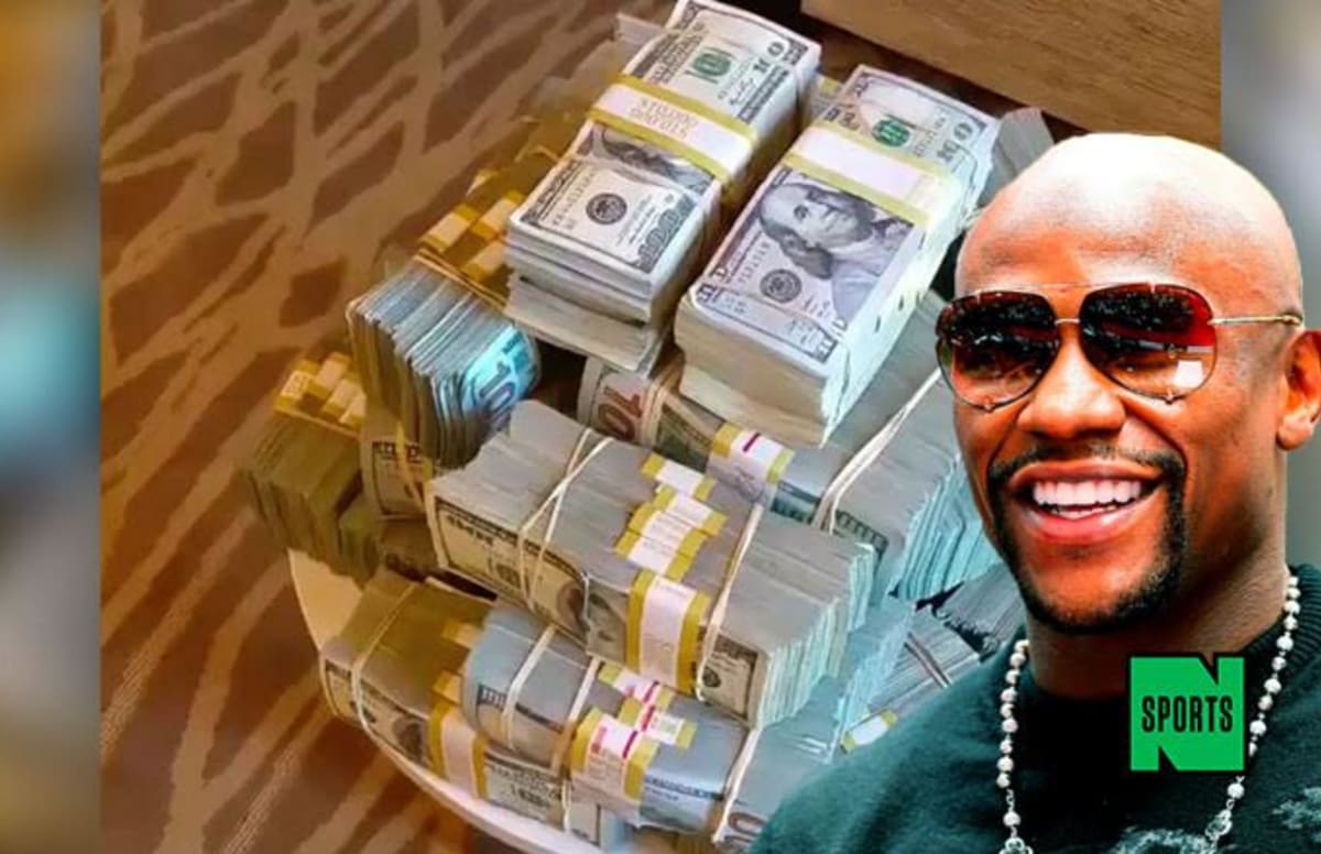 Floyd Mayweather Posts Video of $1.4 Million on Instagram, People ...