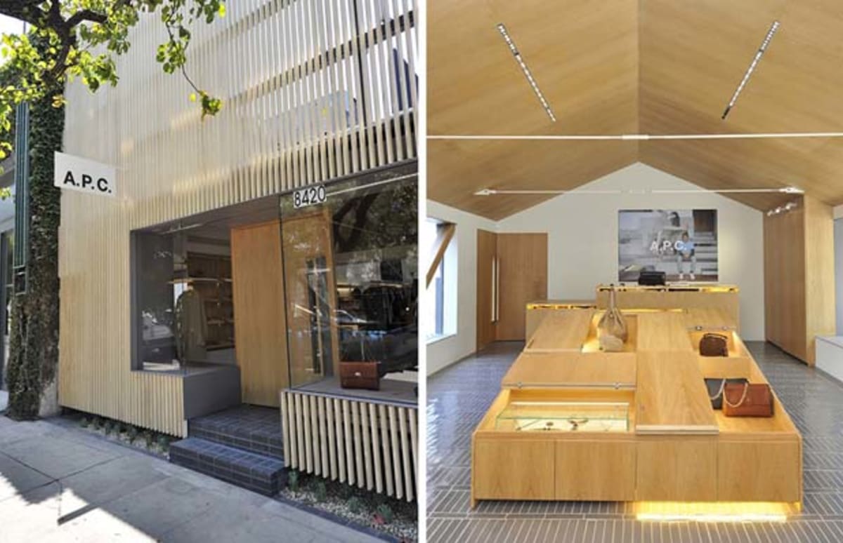 Take a Look Inside A.P.C.'s New Los Angeles Store on Melrose Place