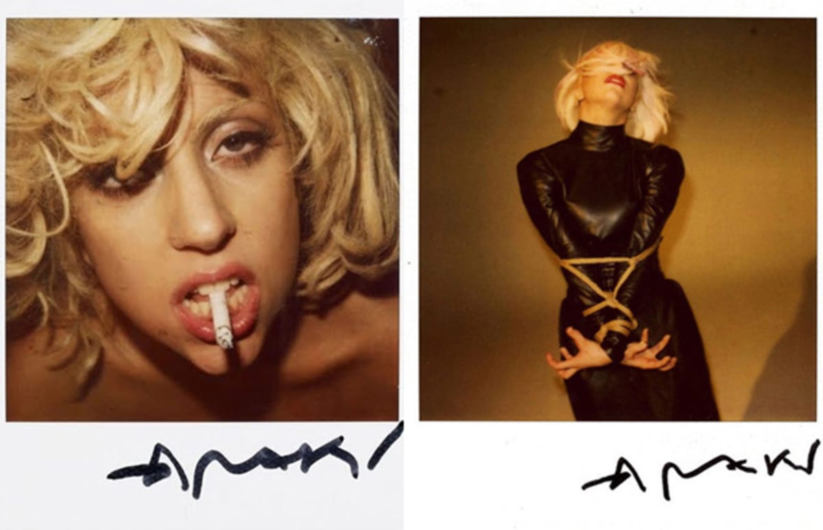 Lady Gagas Bondage Polaroids From Her Vogue