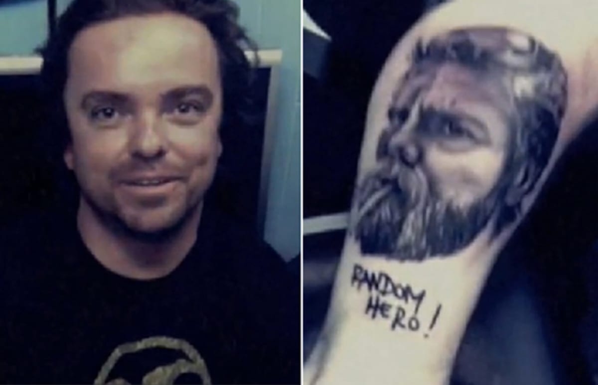 WeeMan Gets A Ryan Dunn Tribute Tattoo Complex