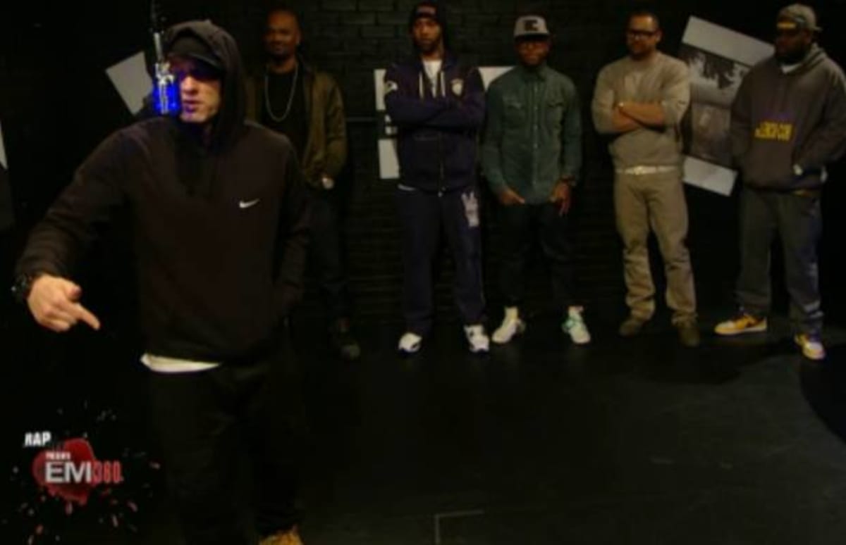 Eminem Freestyles with Slaughterhouse on BET's 1200 x 774