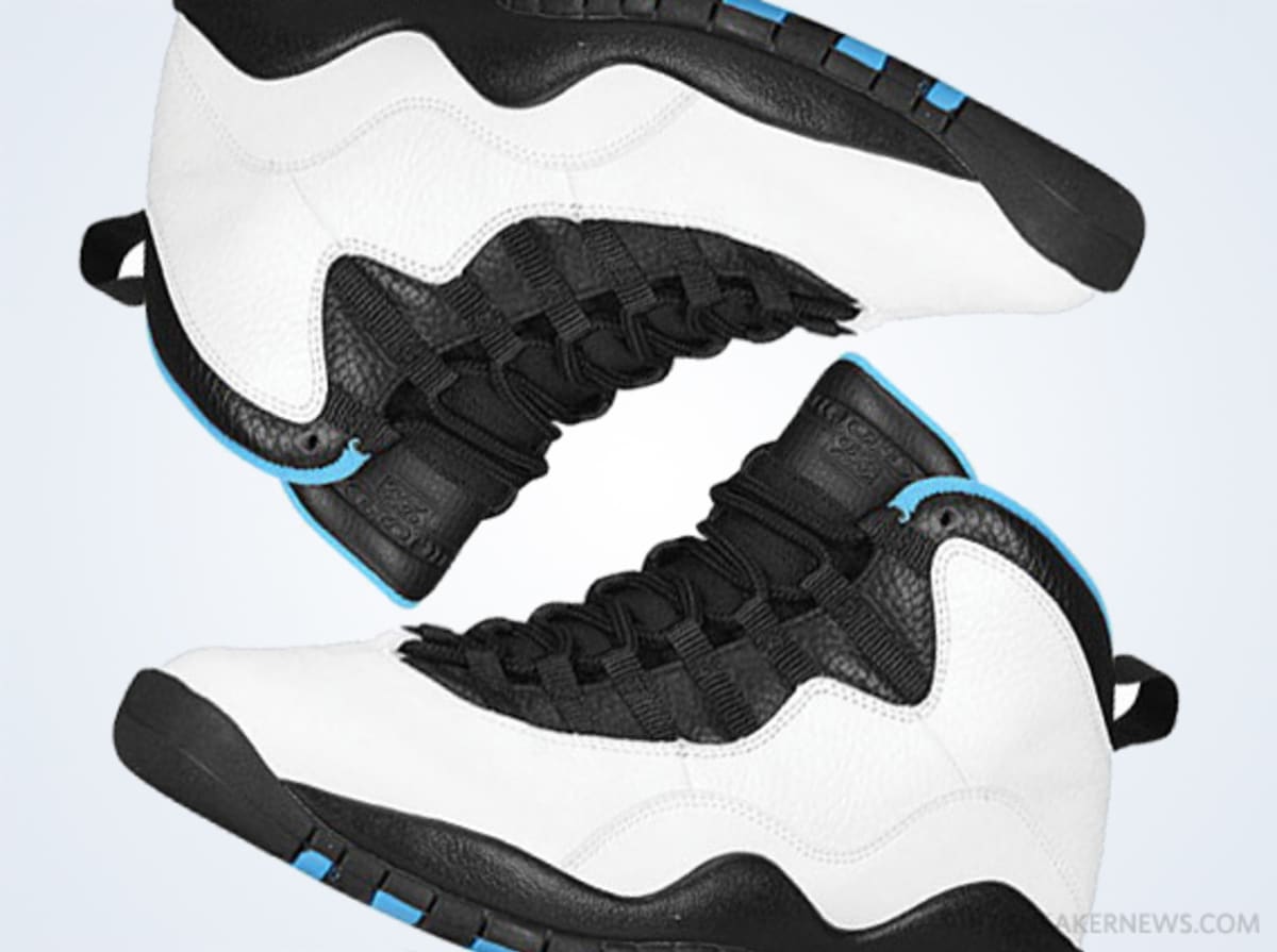 jordans 10 blue and red