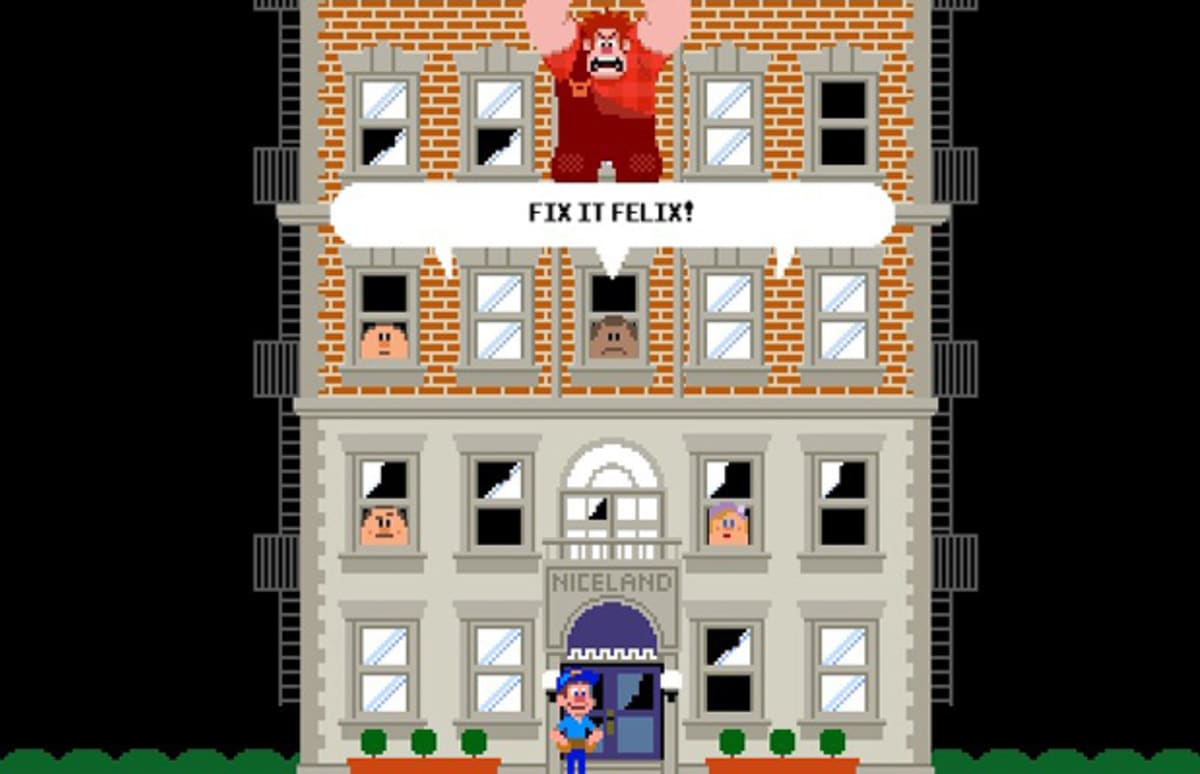 Quot Fix It Felix Jr Quot The Fake Retro Game From Disney S