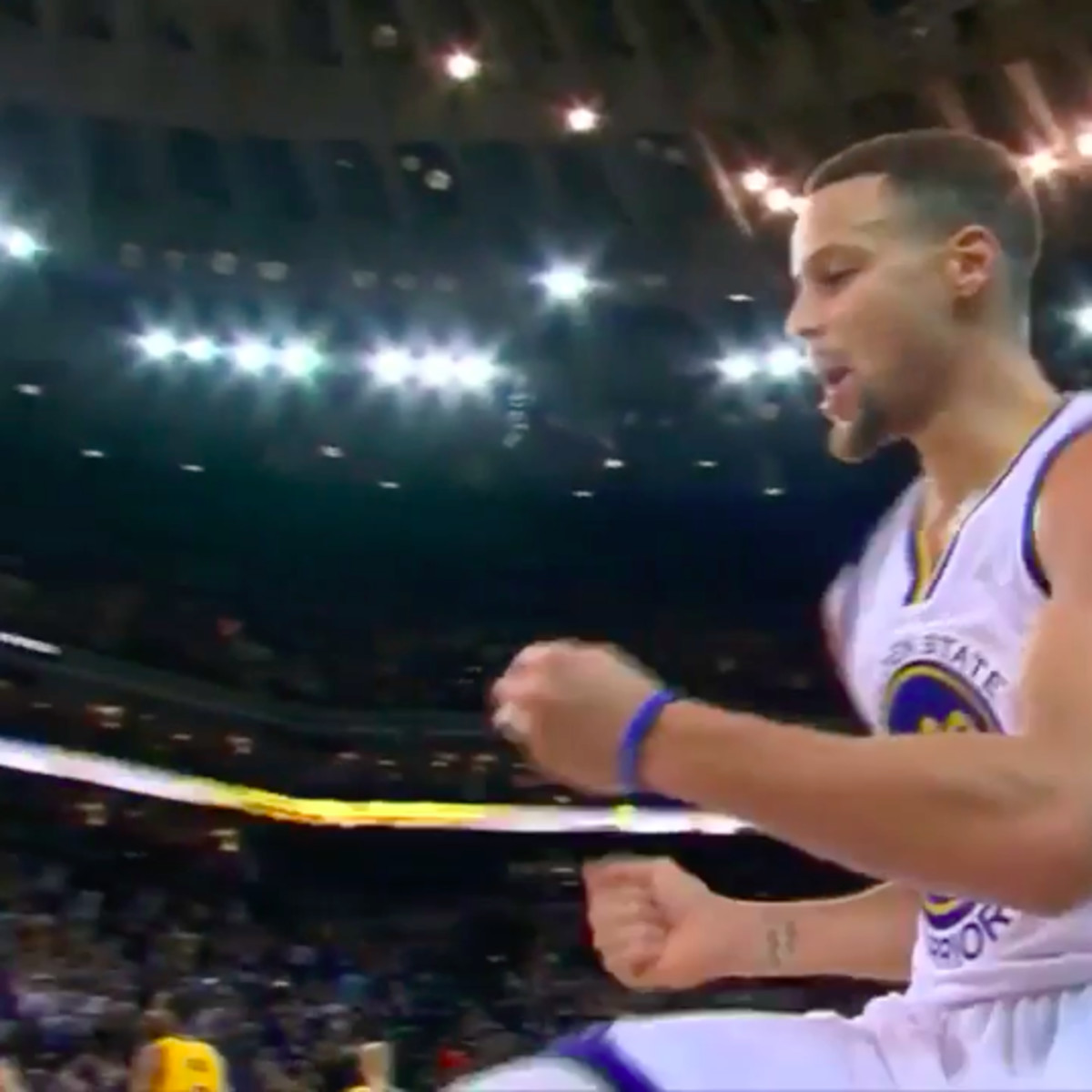 Steph Curry s First Half Court Shot Didn t Count So He Made Another