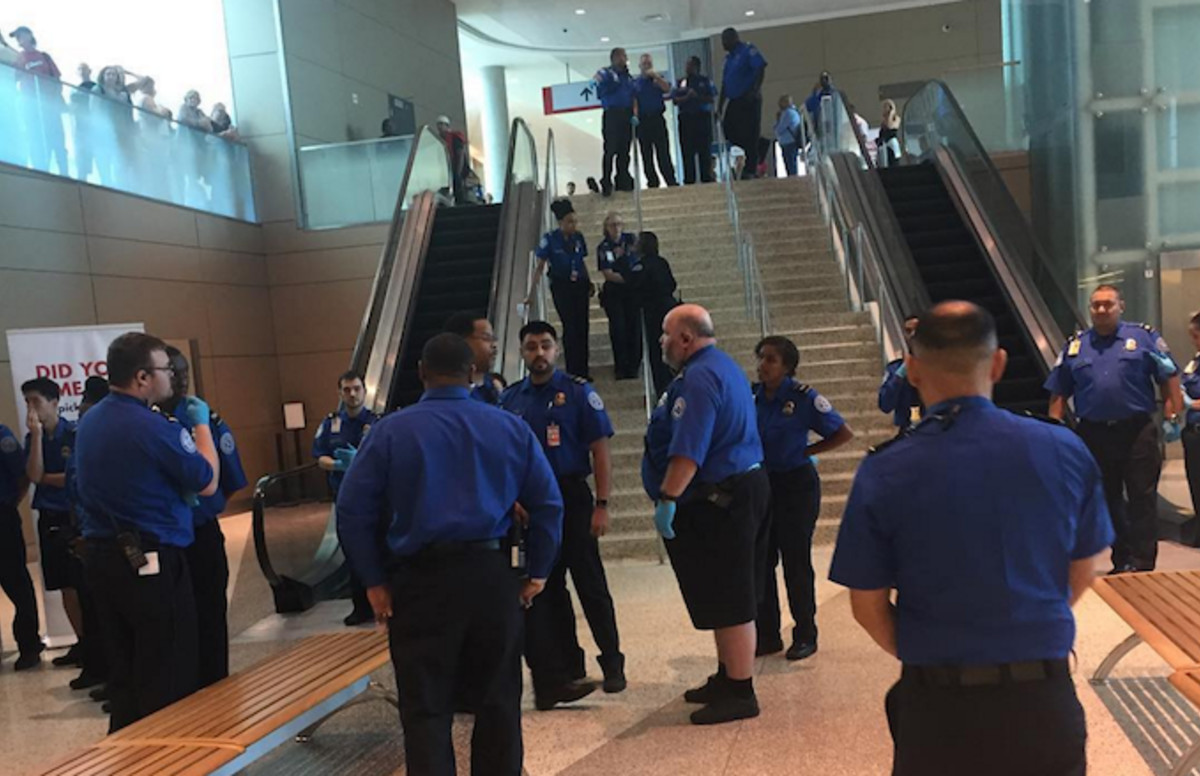 Horrific Video Shows Police Shooting at Dallas Airport Complex