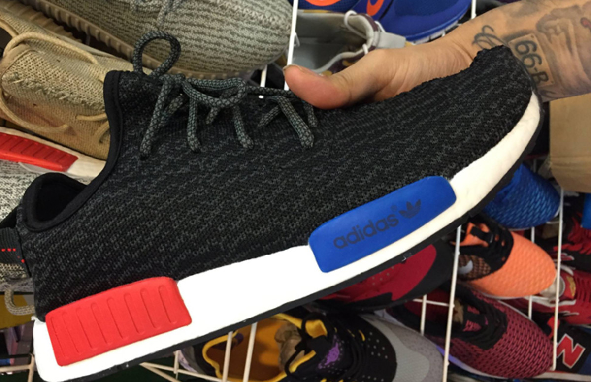 Fake adidas Yeezy Boost 350 and NMD Runner Hybrid Sneakers ...