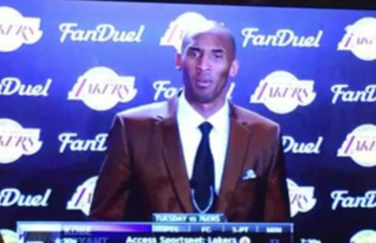 Kobe Bryant's 9-Year-Old Daughter Does a Hilarious Impression of His Serious Face ...