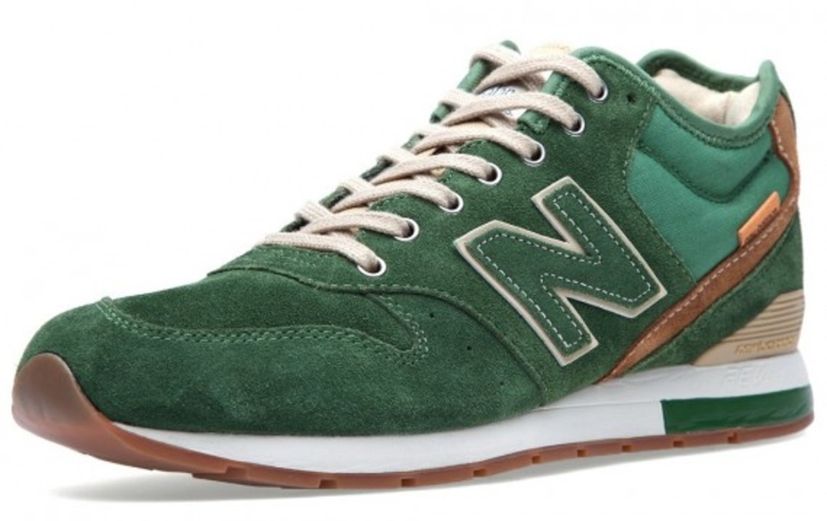new balance green and brown