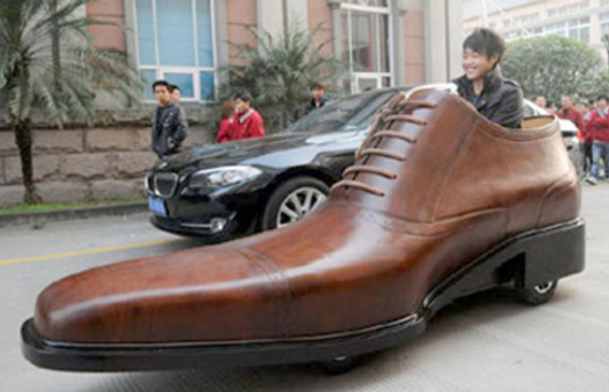 Only In China The 10Foot Electric Shoe Car Complex