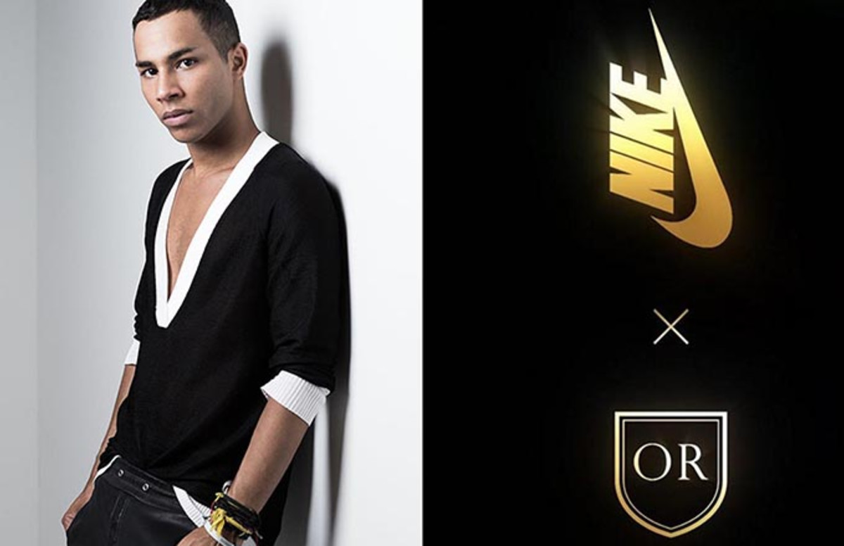 Nike Unveils Collaboration With Balmain Designer Olivier Rousteing