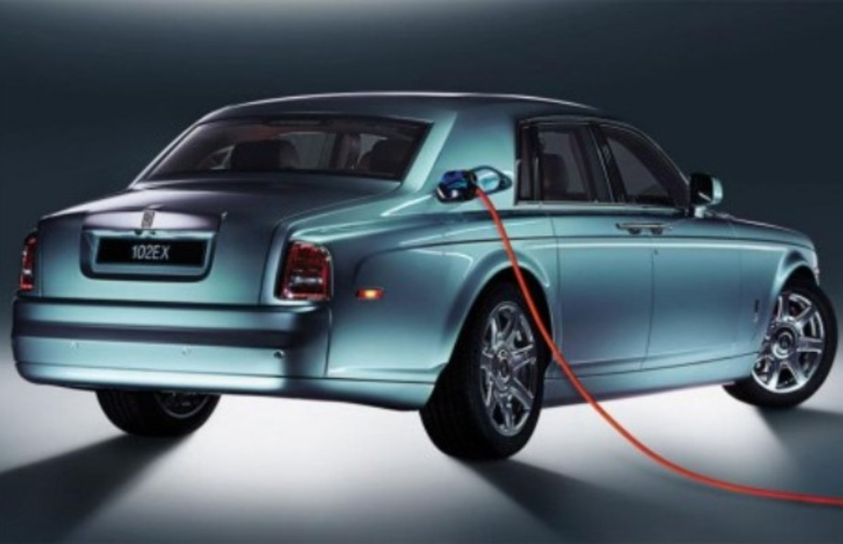 The RollsRoyce Phantom 102EX Electric Car Complex