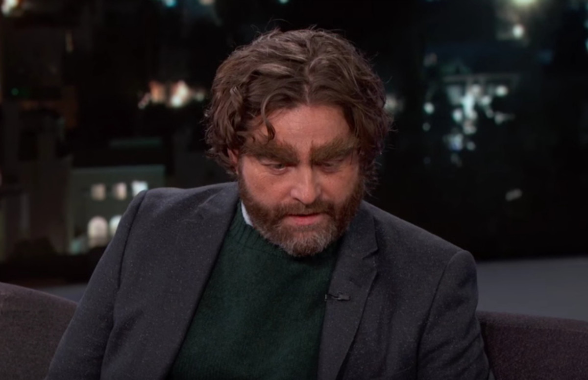 zach galifianakis says he grew out his eyebrows protest beards zach galifianakis says he grew out his eyebrows protest beards