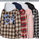 Appliqué Hooded Flannel