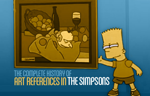 The Complete History Of Art References In The Simpsons Complex