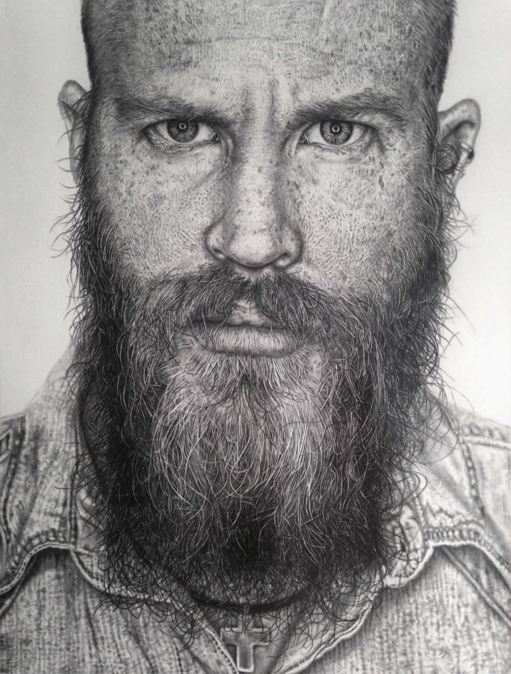 Monica Lees Hyperrealistic Graphite Drawings Complex