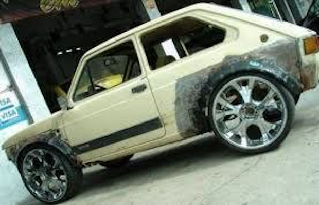 22 Photos of Rides With Rims Worth More Than the Car | Complex