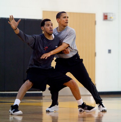 Gallery President Barack Obama Playing Basketball Complex